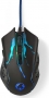 Nedis Gaming Mouse 3600dpi, black, USB