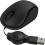 Sabrent mini travel USB Optical Mouse, black, USB (MS-OPMN)