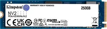 Kingston NV2 NVMe PCIe 4.0 SSD 250GB, M.2 2280 / M-Key / PCIe 4.0 x4