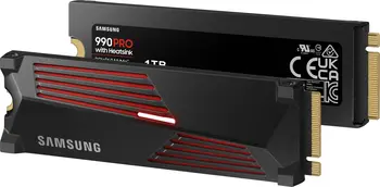 Samsung SSD 990 PRO 1TB, M.2 2280 / M-Key / PCIe 4.0 x4, с радиатором