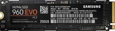 Samsung SSD 960 EVO 250GB, M.2 2280 / M-Key / PCIe 3.0 x4