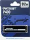 Patriot P400 512GB, M.2 2280 / M-Key / PCIe 4.0 x4, с радиатором