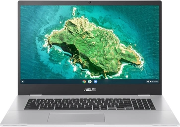 ASUS Chromebook CX1 CX1700CKA-AU0101, Transparent Silver, Celeron N4500, 8GB RAM, 128GB Flash
