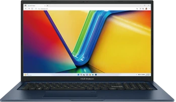 ASUS VivoBook 17 X1704VA-AU521W, Quiet Blue, Core i5-1335U, 16GB RAM, 512GB SSD