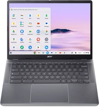 Acer Chromebook Plus 514 CB514-4HT-354Y, Pure Silver, Core i3-N305, 8GB RAM, 256GB SSD