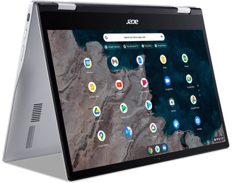 Acer Chromebook Spin 513 CP513-1H-S3XM, Silver, Snapdragon 7c, 4GB RAM, 64GB Flash