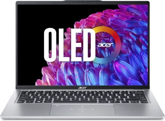 Acer Swift Go 14 OLED SFG14-73-77MB, Pure Silver, Core Ultra 7 155H, 16GB RAM, 1TB SSD