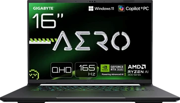 GIGABYTE AERO X16 1VH93DEC64AH, Space Gray, Ryzen AI 7 350, 32GB RAM, 1TB SSD, GeForce RTX 5060