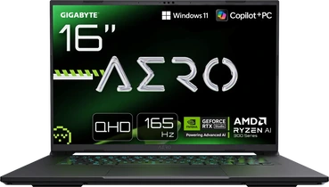 GIGABYTE AERO X16 1WH93DEC64AH, Space Gray, Ryzen AI 7 350, 32GB RAM, 1TB SSD, GeForce RTX 5070