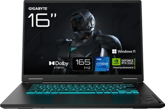 GIGABYTE Gaming A16 CTHI3DE894SH, Black Steel, Core i7-13620H, 16GB RAM, 1TB SSD, GeForce RTX 5050