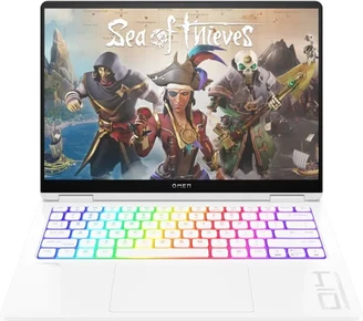HP OMEN Transcend Laptop 14-fb1770ng, Ceramic White, Core Ultra 7 255H, 32GB RAM, 1TB SSD, GeForce RTX 5060