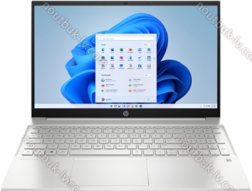  Pavilion 15-eh3077ng Natural Silver, Ryzen 7 7730U, 16GB RAM, 512GB SSD