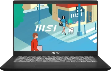 MSI Modern 14 C12MO-1206, Classic Black, Core i5-1235U, 16GB RAM, 512GB SSD