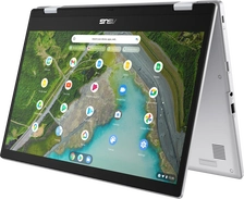 ASUS Chromebook CX1 Flip CX1500FKA-E80046, Transparent Silver, Celeron N4500, 8GB RAM, 128GB Flash