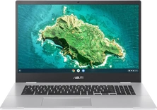 ASUS Chromebook CX1 CX1700CKA-AU0101, Transparent Silver, Celeron N4500, 8GB RAM, 128GB Flash