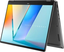 ASUS VivoBook 14 Flip TP3407SA-QL010W, Matte Gray, Core Ultra 7 256V, 16GB RAM, 1TB SSD