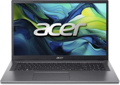 Acer Aspire Go 17 AG17-31P-36CG, Steel Gray, Core 3 N355, 8GB RAM, 512GB SSD