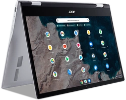 Acer Chromebook Spin 513 CP513-1H-S3XM, Silver, Snapdragon 7c, 4GB RAM, 64GB Flash