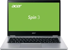 Acer Spin 3 SP314-54N-387V, Silver, Core i3-1005G1, 8GB RAM, 256GB SSD, EDU