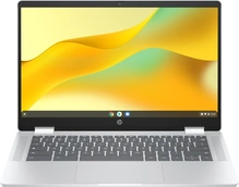 HP Chromebook x360 14b-cd0213ng, Glacier Silver, N100, 4GB RAM, 128GB Flash