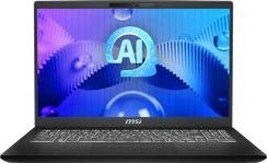 MSI Modern 15 H AI C1MOG-242, Classic Black, Core Ultra 7 155H, 16GB RAM, 512GB SSD