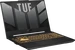 ASUS TUF Gaming F15 (2023) FX507ZI4-LP031, Mecha Gray, Core i7-12700H, 16GB RAM, 512GB SSD, GeForce RTX 4070