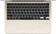 Apple MacBook Air 13", Starlight, M3 - 8 Core CPU / 10 Core GPU, 24GB RAM, 512GB SSD [2024]
