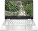 HP Chromebook x360 14a-ca0220ng, Ceramic White, Celeron N4120, 4GB RAM, 64GB Flash