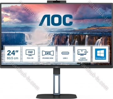 AOC 24V5CW/BK, 23.8"