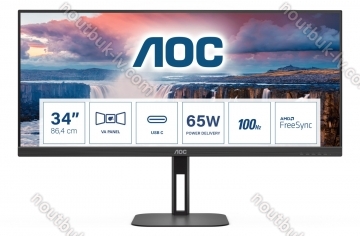 AOC U34V5C/BK, 34"