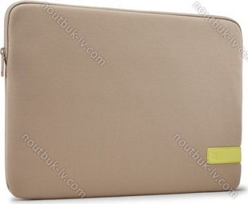 Case Logic Reflect REFPC-116 15.6" Laptop sleeve Plaza Taupe/Sun-Lime
