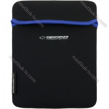 Esperanza neoprene 9.7" sleeve, black/blue