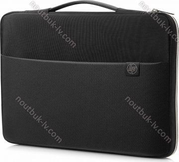 HP 17.3" Carry sleeve notebook cover, black/gold