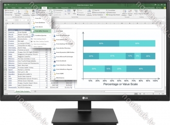 LG 24BK55YP-B, 23.8"