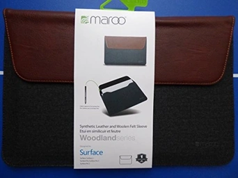 Maroo Woodland leather sleeve для Surface Pro 3 brown