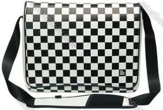 Pat Says Now Checker Flag carrying case 17" black/white