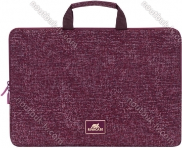 RivaCase 7913 Laptop sleeve with handles 13.3" burgundy