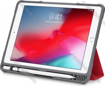STM Dux Plus Duo red/transparent, iPad 9.7" 5th/6th gen