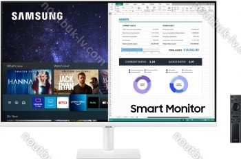 Samsung Smart monitor M5 M50A white, 31.5"