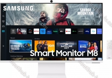 Samsung Smart monitor M8 M80C warm white, 32"