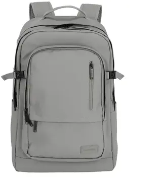 Travelite Basics laptop backpack, 15.6", light grey