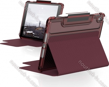 UAG Lucent Series case for Apple iPad 10.2" 2019/2020, aubergine/Dusty Rose red/transparent
