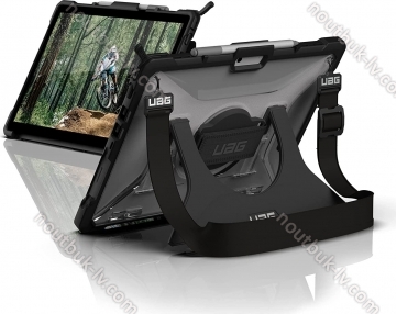 UAG Plasma Handstrap case Microsoft Surface Pro 8 ice black/transparent