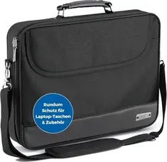 Pedea Blackline notebook messenger bag, 15.6", black