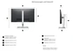 Dell Pro 24 Plus QHD Monitor P2425D, 23.8"