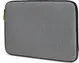 Dicota Skin flow 13-14.1" sleeve, grey/yellow
