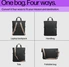 HP Convertible 14" Laptop-рюкзак bag, black