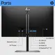 HP E27 G5, 5 Jahre Support, drei Jahre Garantie, 27"