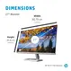 HP M27f, ein Jahr Garantie, 27"