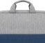 RivaCase Prater anti-theft Laptop bag 15.6", Grey/Dark Blue